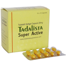 Tadalista Super Active (Lágy zselé kapszula, Tadalafil 20mg)